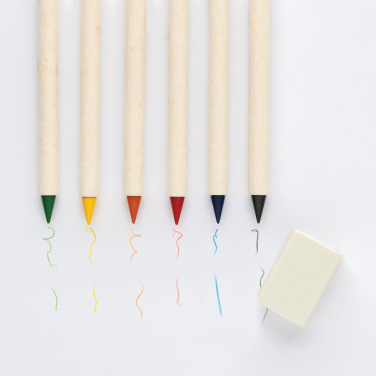 Logotrade ärikingitused pilt: Micki GRS infinity 6tk värvipliiatsi komplekt koos märkmikuga