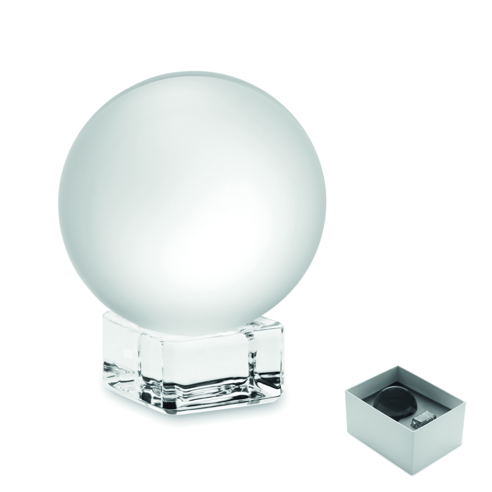 Logotrade reklaamkingi foto: Klaasist ümmargune auhind