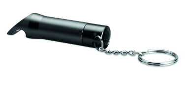 Logotrade reklaamtoote foto: Metallist taskulambi võtmehoidja Ylivieska