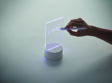 Logo trade reklaamtoote pilt: LEDMEMO valgustatud LED-märkmetahvel