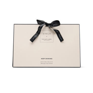 Logotrade firmakingi foto: VINGA x TGL keha- ja kätehoolduskomplekt