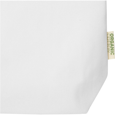 Logo trade reklaamkingituse pilt: Odisha 180 g/m² OCS orgaaniline laia põhjaga kandekott 11L