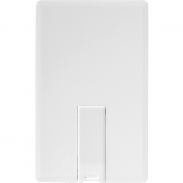 Logo trade mainoslahja ja liikelahja tuotekuva: Slim-USB-muistitikku, 2 Gt, kortin muotoinen