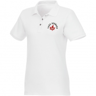 Logotrade mainoslahja ja liikelahja kuva: Beryl short sleeve women's organic recycled polo