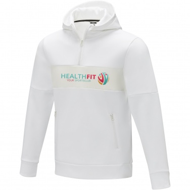 Logo trade liikelahjat tuotekuva: Sayan miesten puolivetoketjullinen anorakkihupullinen svetari