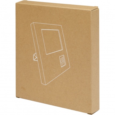 Logo trade mainoslahjat tuotekuva: Sasa bambusta valmistettu valokuvakehys lämpömittarilla