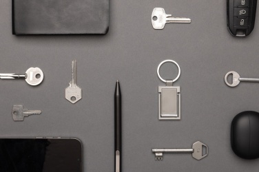 Logo trade mainostuotet tuotekuva: Puhelinteline avaimenperä RSC kierrätettyä sinkkiseosta