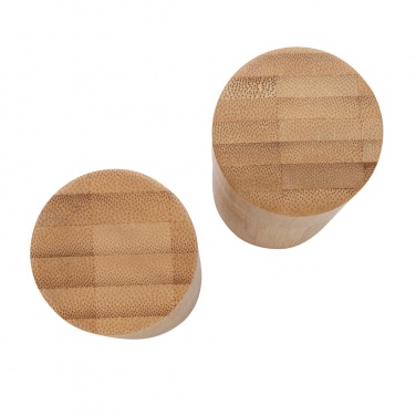 Logo trade liikelahja kuva: Ukiyo bambuinen suola- ja pippurimyllysetti