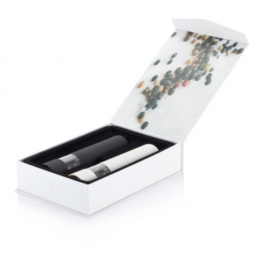 Logo trade liikelahja kuva: Elektroninen suola- ja pippurimylly