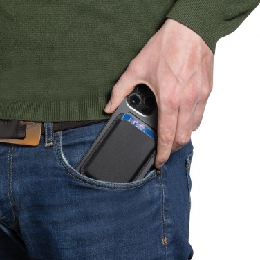 Logotrade mainoslahja ja liikelahja kuva: Magstand RCS PU magneettinen puhelinlompakko jalustalla