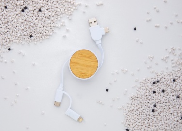 Logo trade mainoslahjat tuotekuva: RCS Ontario 6-in-1 sisäänvetäytyvä kaapeli