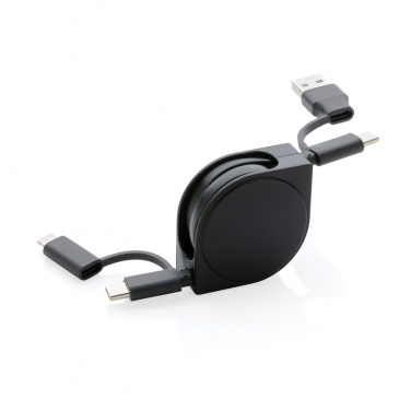 Logo trade mainoslahjat ja liikelahjat kuva: RCS 6-in-1 kaapeli kierrätetystä muovista ja TPE:stä