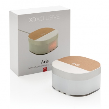 Logo trade mainoslahjat ja liikelahjat kuva: Aria 5W langattomasti ladattava digikello