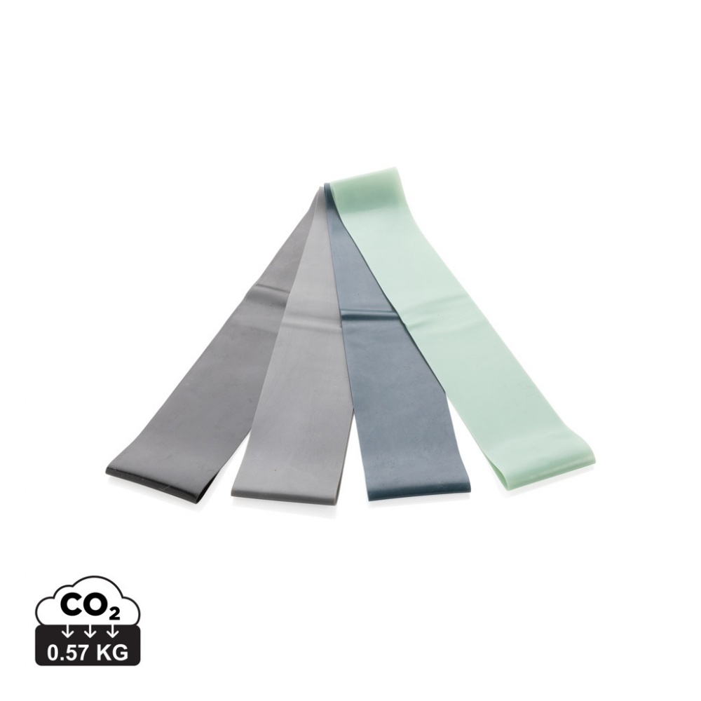 Logo trade mainostuote kuva: 4 kpl vastuskuminauhat pussukassa