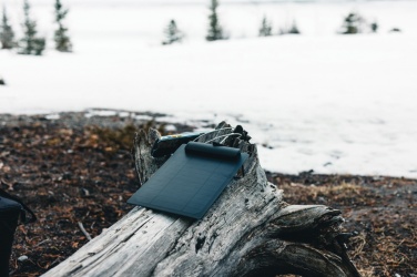 Logotrade liikelahja mainoslahja kuva: Pedro AWARE™ RPET deluxe reppu 5W aurinkopaneelilla