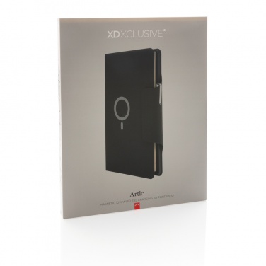 Logotrade mainoslahja ja liikelahja kuva: Artic Magneettinen 10W langattomasti lataava A4 portfolio