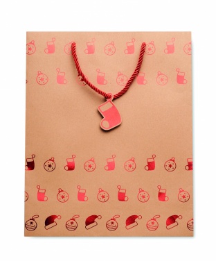 Logo trade mainoslahja ja liikelahja tuotekuva: Lahjapaperipussi