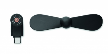 Logo trade mainoslahja kuva: Kannettava USB-tuuletin