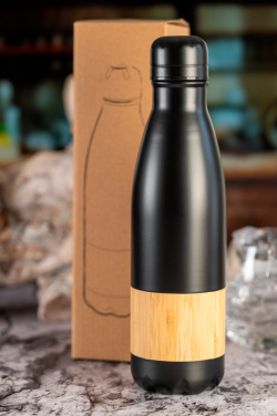 Logotrade mainoslahja tuotekuva: Ruostumaton teräspullo KOBE 750 ml