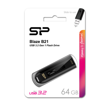 Logotrade mainostuotet kuva: Pendrive Silicon Power Blaze B21 3.1