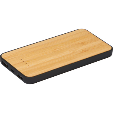 Logotrade liikelahja tuotekuva: Langaton laturi ja virtalähde 8000 mAh MILAN