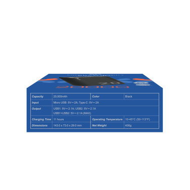 Logotrade liikelahjat kuva: Virtapankki Silicon Power GS15 20000 mAh