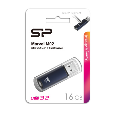 Logotrade mainoslahja ja liikelahja kuva: Pendrive Silicon Power Marvel - M02 3.2 16GB