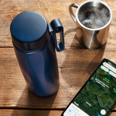 Logotrade mainostuote tuotekuva: Lämpöpullo NIKKO 500 ml Schwarzwolf