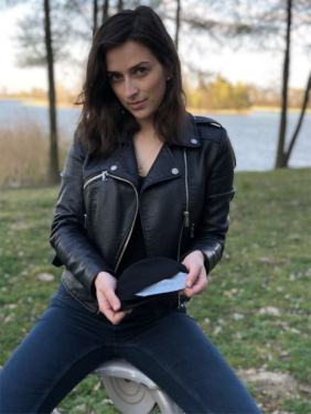 Logotrade mainoslahja ja liikelahja kuva: MARS PRO puuvillanaamari (koko M), jossa on tasku ja HEPA-suodatin. 1380165