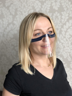 Logotrade mainoslahjat ja liikelahjat tuotekuva: KALIPSO kasvosuoja - läpinäkyvä maski suulle ja nenälle 1447162