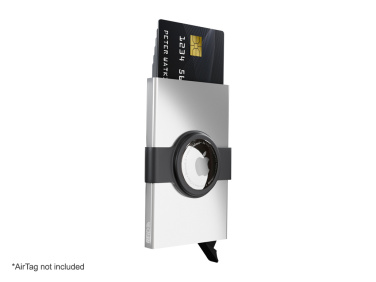 Logo trade liikelahjat tuotekuva: RFID-luottokorttikotelo, jossa on pidike AirTagille 2163108