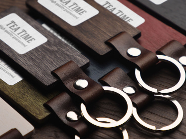 Logotrade liikelahjat mainoslahjat tuotekuva: Puinen avaimenperä 1853121