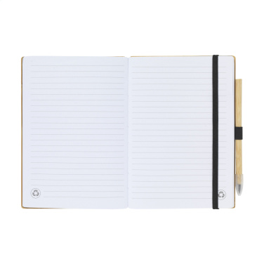 Logo trade mainostuote kuva: BambooPlus Paper Notebook A5 - Inkless Pen