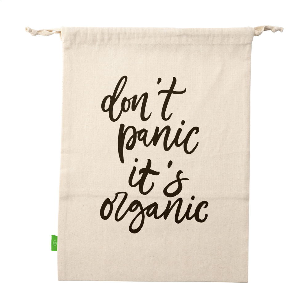 Logo trade liikelahja kuva: Natura Organic GOTS Mesh Bag (120 g/m²) hedelmäpussi