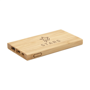Logo trade mainoslahjat tuotekuva: Bamboo 4000 Powerbank ulkoinen laturi