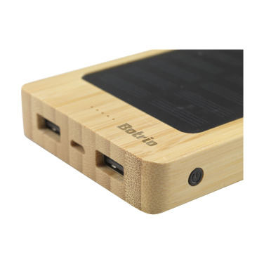 Logo trade liikelahja mainoslahja tuotekuva: Solar Powerbank 8000+ langaton laturi