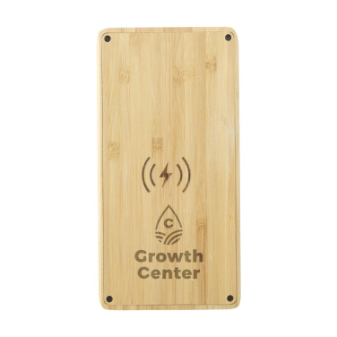 Logo trade liikelahja kuva: Solar Powerbank 8000+ langaton laturi