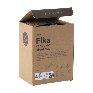 Logotrade mainoslahjat ja liikelahjat tuotekuva: Fika RCS Recycled Steel Cup 400 ml lämpökuppi