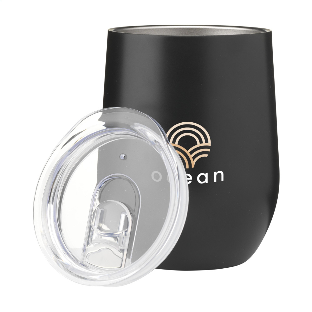 Logo trade liikelahjat tuotekuva: Huevo RCS Recycled Steel Cup 350 ml lämpökuppi