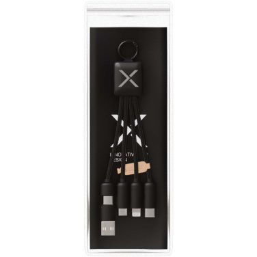 Logo trade liikelahjat tuotekuva: SCX.design C13 15 W:n 5-in-1-latauskaapeli