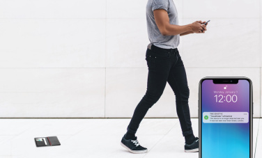 Logotrade liikelahja tuotekuva: Trackmate RCS polyester passikotelo