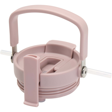 Logotrade mainostuotet kuva: Bronx 900 ml:n RCS-sertifioidusta kierrätetystä ruostumattomasta teräksestä valmistettu kuparityhjiöeristetty juomamuki, jossa on kaksitoiminen kansi