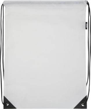 Logotrade liikelahja tuotekuva: Evergreen GRS-kierrätetty nyörisulkimellinen kuitukangaskassi 5 l