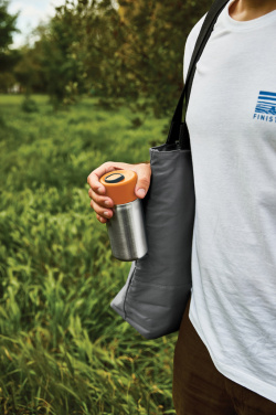 Logotrade liikelahjat mainoslahjat tuotekuva: Musta+Blum-eristetty matkamuki ruostumatonta terästä