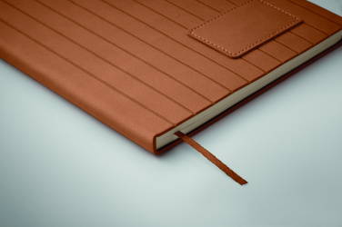 Logotrade mainoslahja tuotekuva: A5 muistikirja savuinen PU