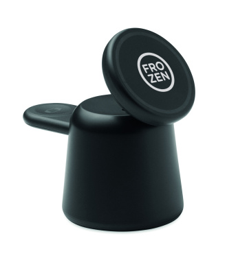 Logotrade mainostuote tuotekuva: 3 in 1 langaton laturi 15W