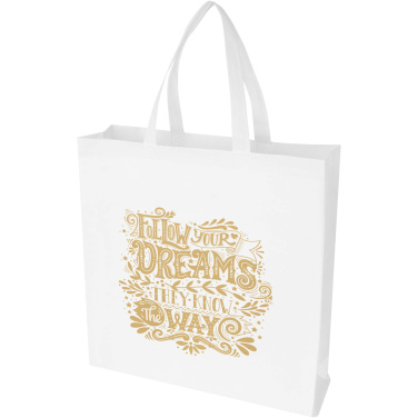 Logo trade mainoslahja kuva: EcoSeal GRS-kierrätetystä kuitukankaasta valmistettu kassi vahvikkeilla, 12 l