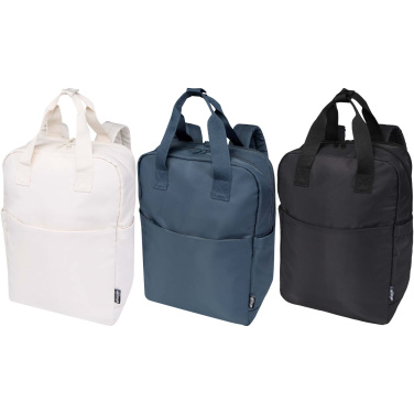 Logo trade liikelahja kuva: Trip 14” Aware™ kierrätetystä materiaalista valmistettu 9 litran reppu kannettavalle