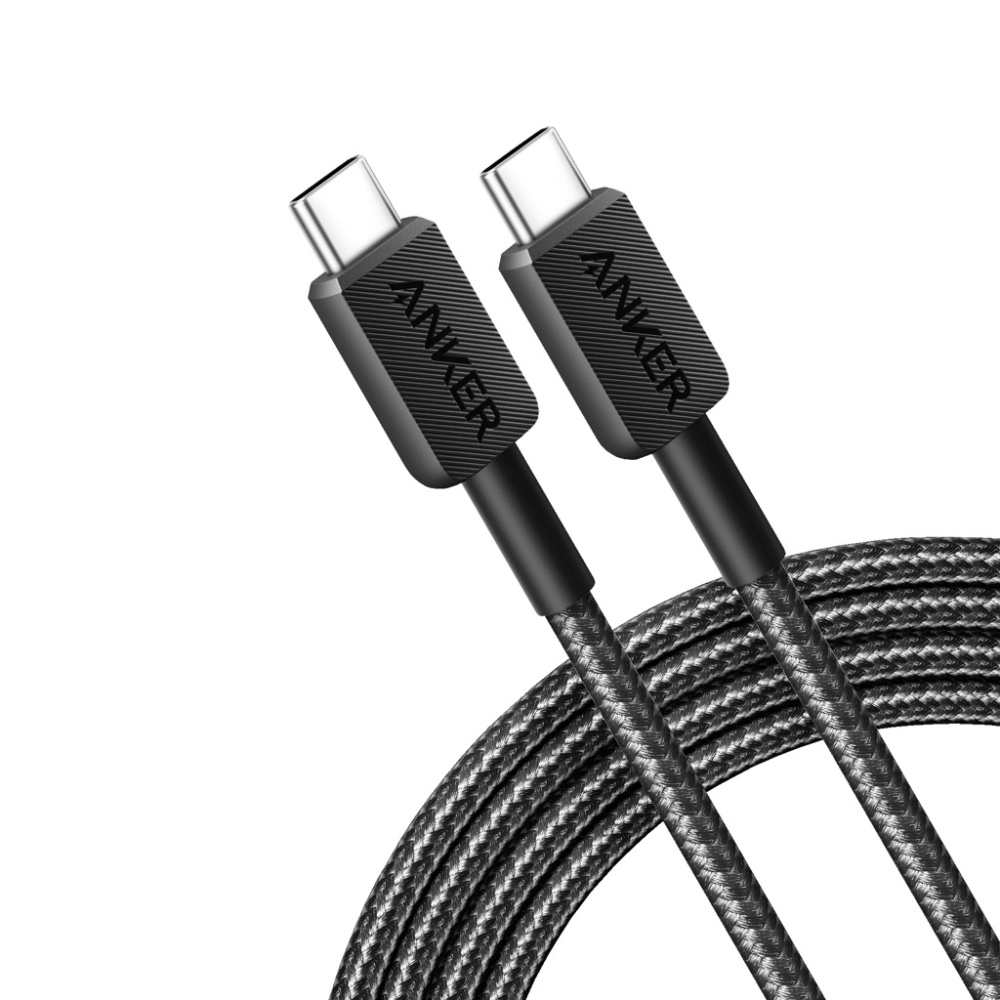 Logotrade liikelahja mainoslahja kuva: Anker USB-C–USB-C-kaapeli, 1,8 metriä, 60 W