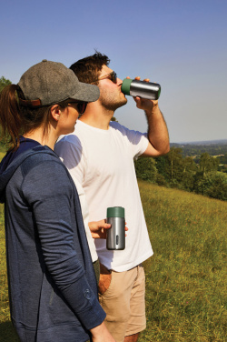 Logotrade mainoslahja ja liikelahja kuva: Musta+Blum-eristetty matkamuki ruostumatonta terästä